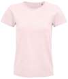 03579 Lds Pioneer SOL'S Ladies Pioneer Organic T-Shirt Pale Pink colour image